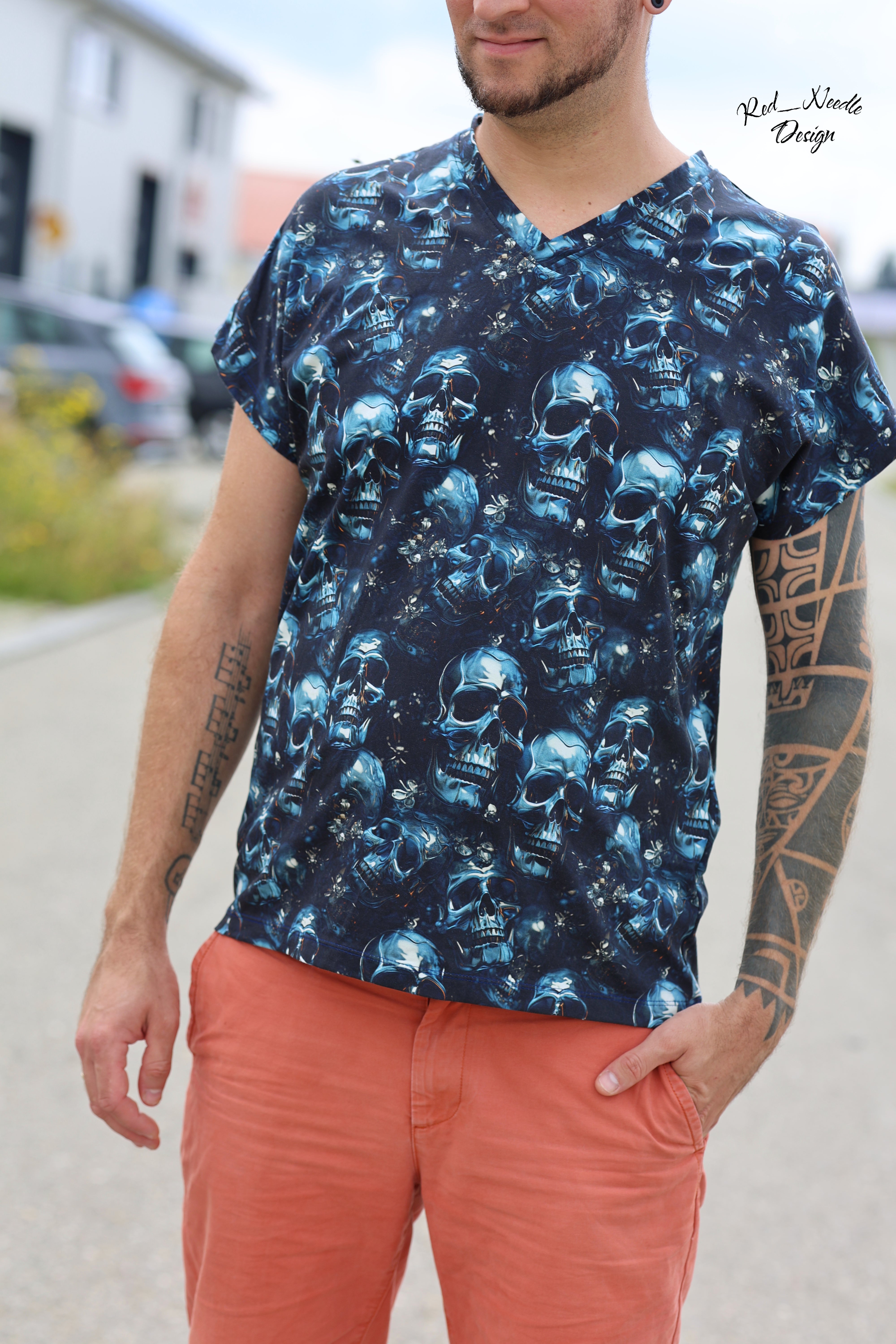 Blue Skull Halloween